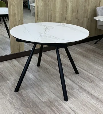 Стол НЕВА(круг) ceramic matte