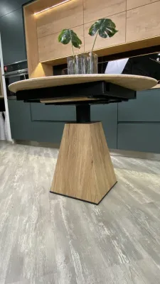 Стол САНТОРИНИ круг ceramic gloss