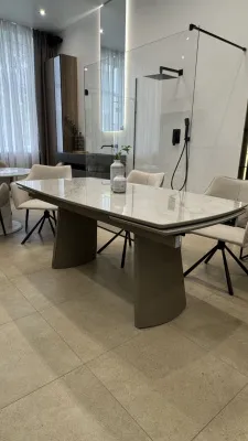 Стол ФЛОУ ceramic gloss