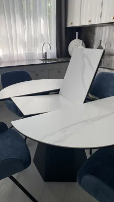Стол ОРФЕЙ КРУГ ceramic gloss