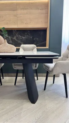 Стол ФЛОУ ceramic gloss